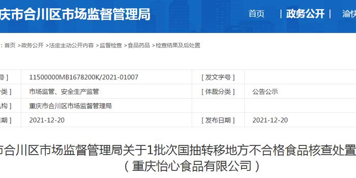 合川区市场监督管理局发布最新新闻动态