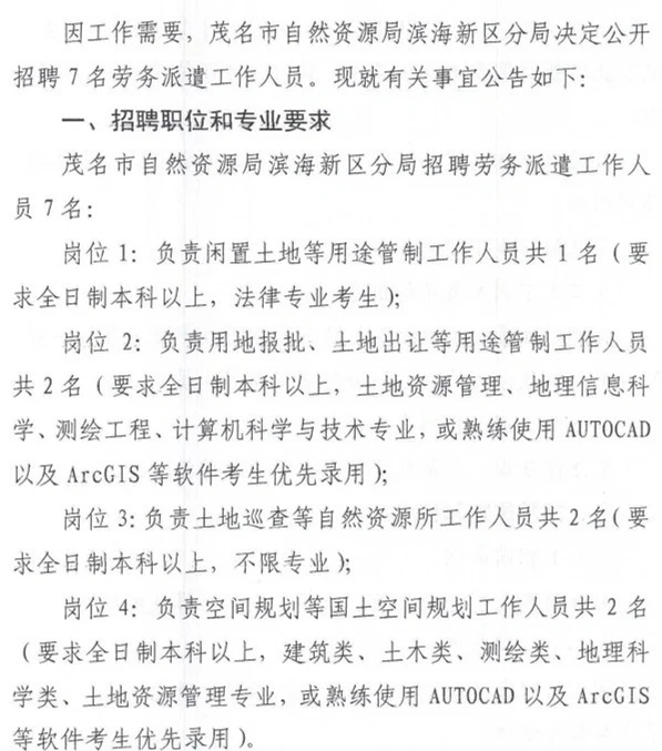 高安市自然资源和规划局最新招聘公告详解