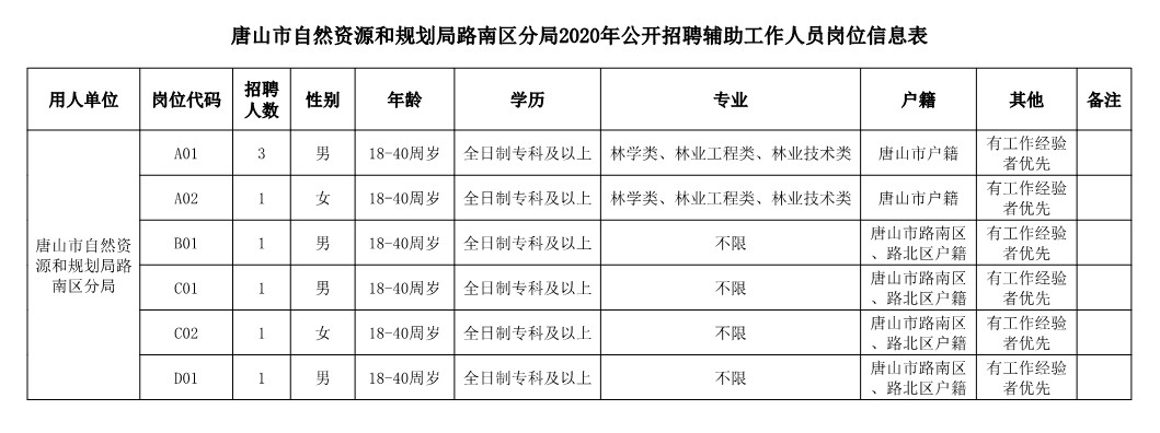 唐海县自然资源和规划局招聘启事，探寻人才新机遇